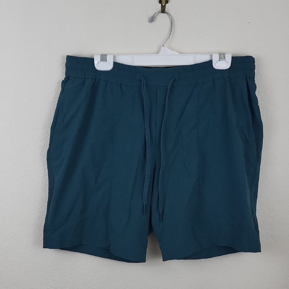 Lululemon Bowline Short 8" Stretch Ripstop Size XL Green Jasper